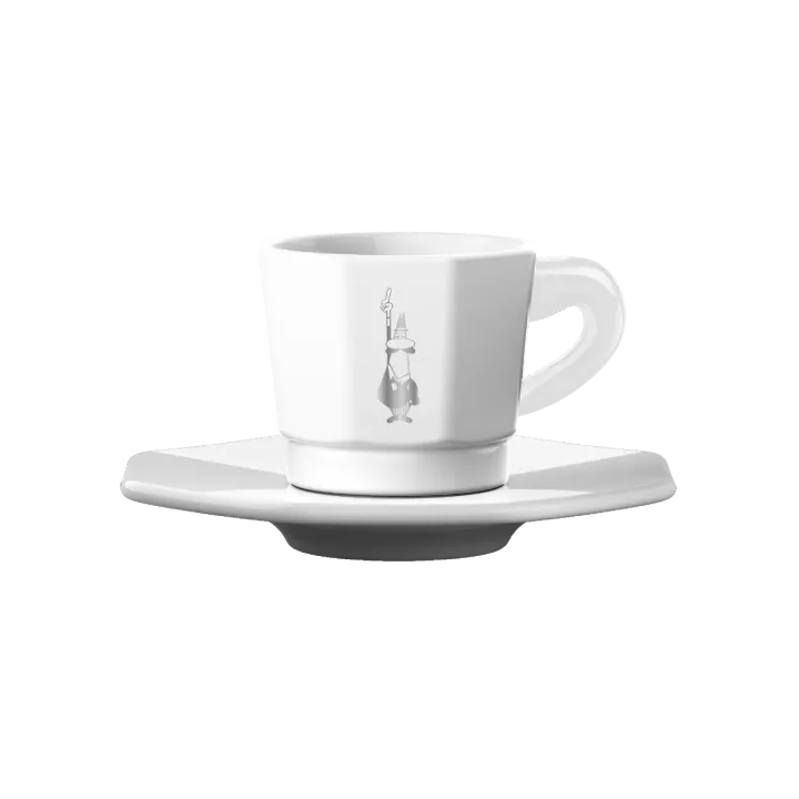 Imagen del producto Bialetti - Set café octogonal blanco