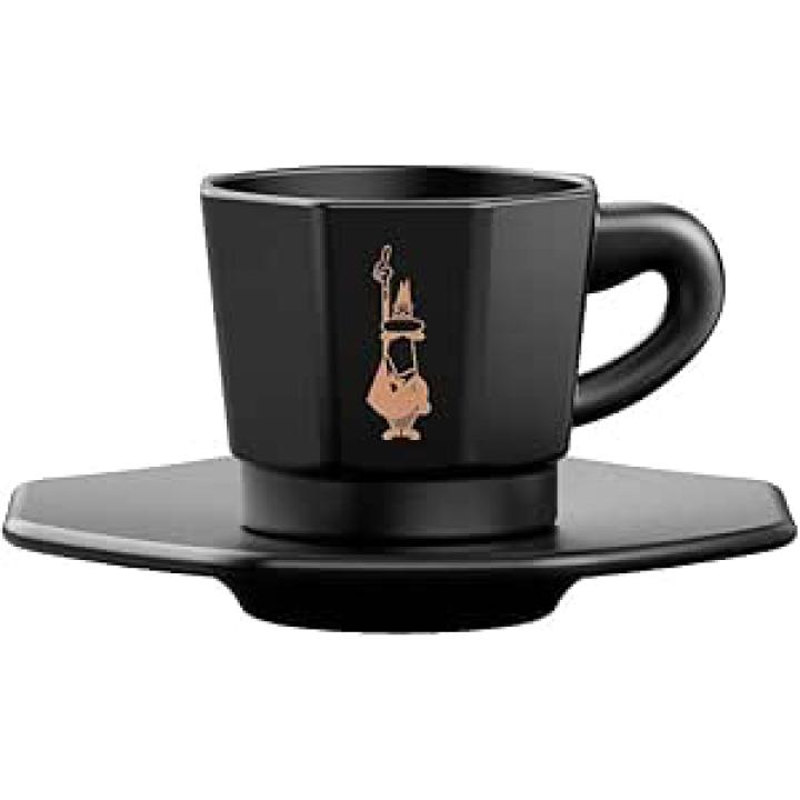 Imagen del producto Bialetti - Set café octogonal negro