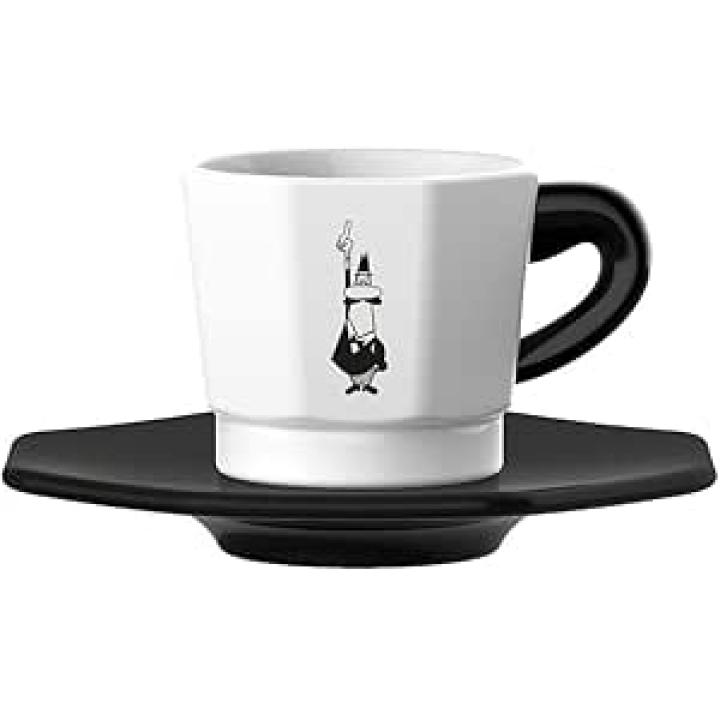 Imagen del producto Bialetti - Set café octogonal blanco / negro
