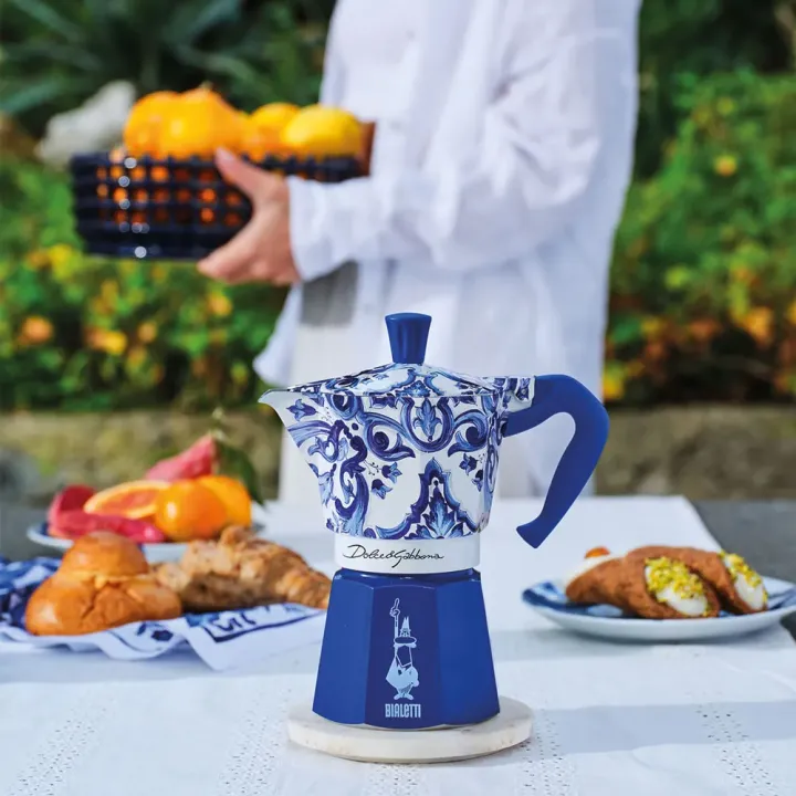Bialetti - Moka Express Dolce & Gabbana Blu Mediterraneo