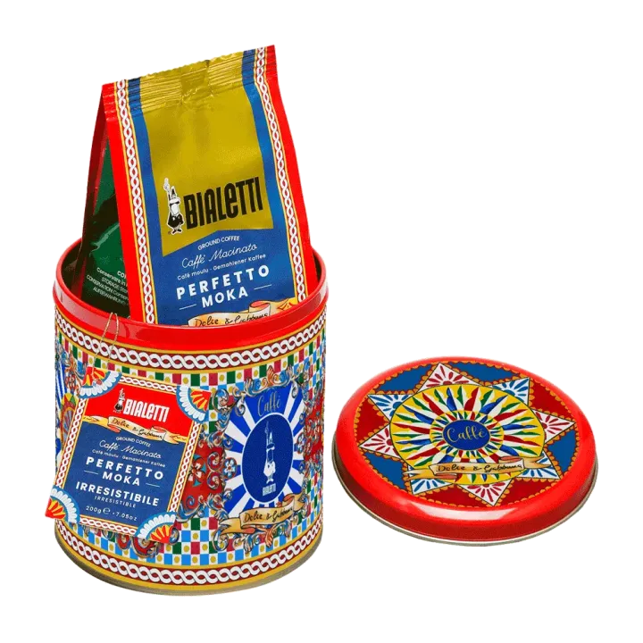 Imagen del producto Bialetti - Set Moka Express Carretto Siciliano y Perfetto Moka Irresistibile