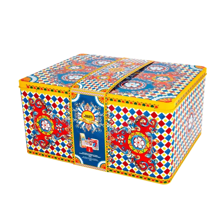 Imagen del producto Bialetti - Set Moka Express Carretto Siciliano y Perfetto Moka Irresistibile